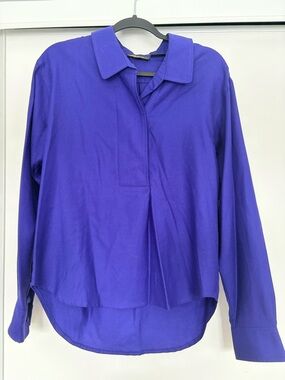 Rouie 100% Wool Purple Blouse - Size 12